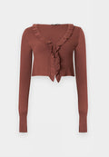 ONLY ONLMILA SHORT RUFFLE CARDIGAN