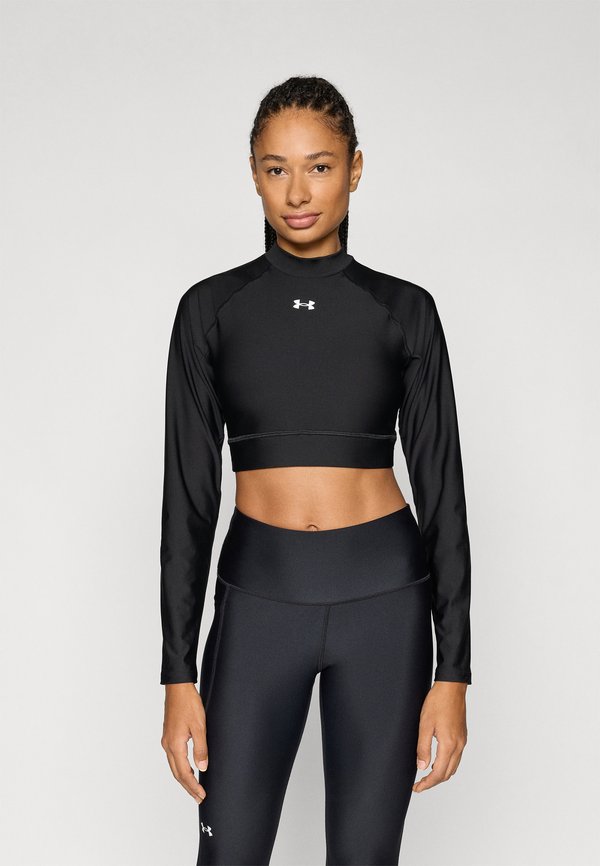 Under Armour HEATGEAR - Long sleeved top - ultimate black/white