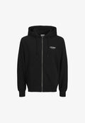 Jack & Jones Zip Printed Zip - Zip-up sweatshirt - black