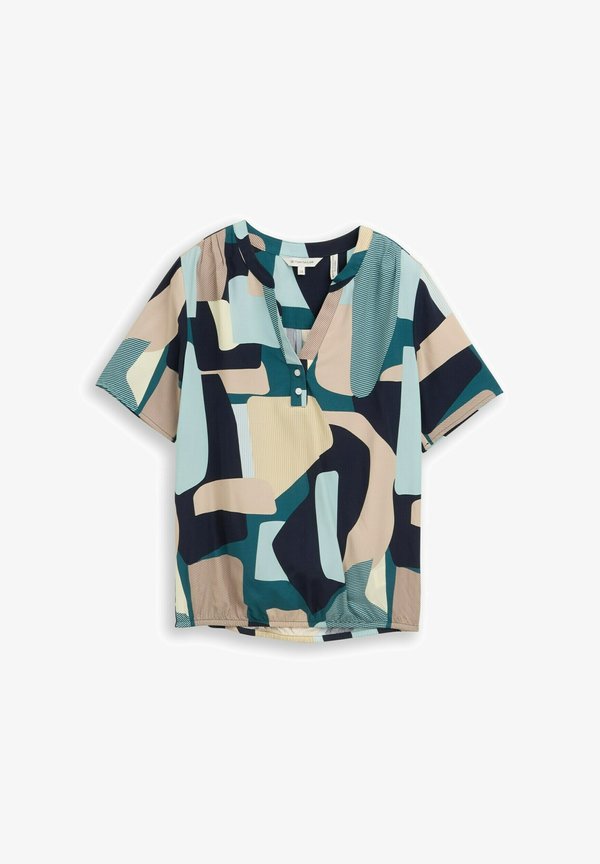 TOM TAILOR TOM TAILOR BLUSEN & SHIRTS BLUSE MIT MUSTER - Blouse - abstract stripe print