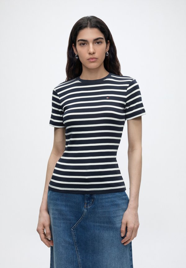 Tommy Hilfiger CODY C NECK - Basic T-shirt - blue