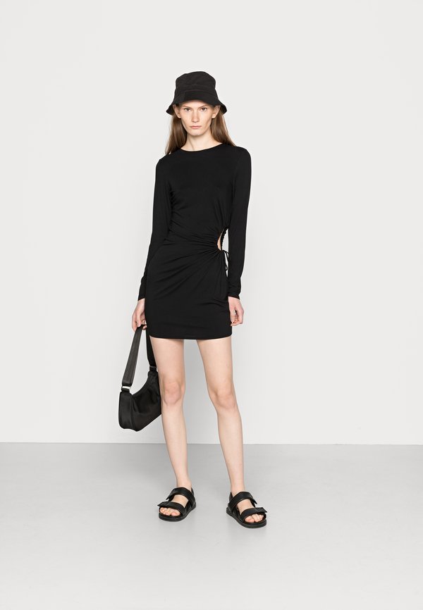 NU-IN CUT OUT LONG SLEEVE DRESS