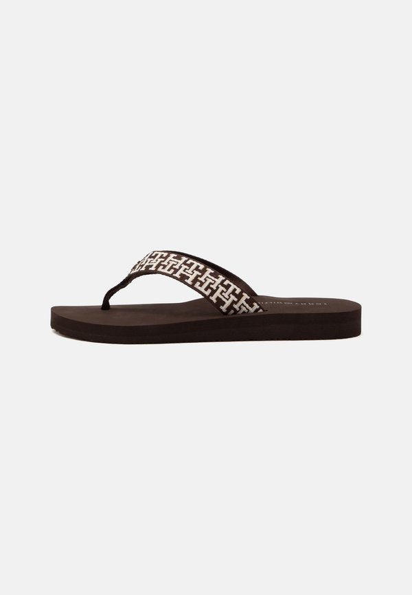 Tommy Hilfiger T-bar sandals - fondant brown