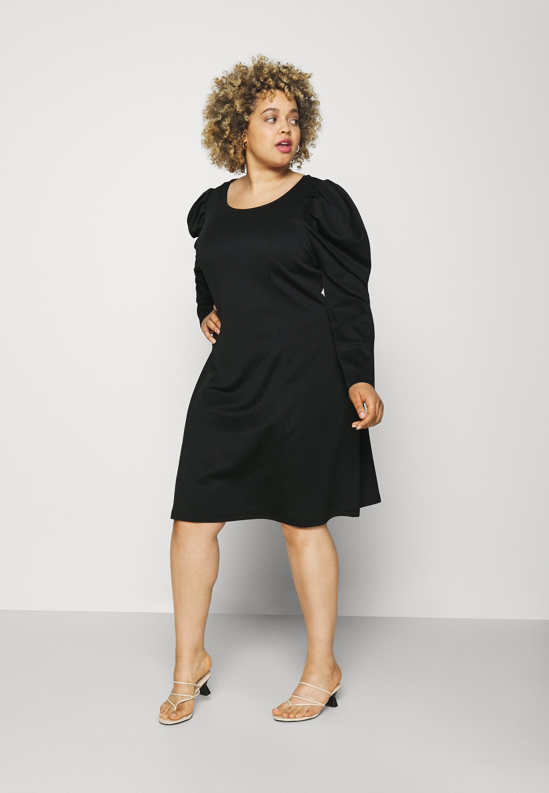 EVOKED VILA VIMALOUA PUFF DRESS