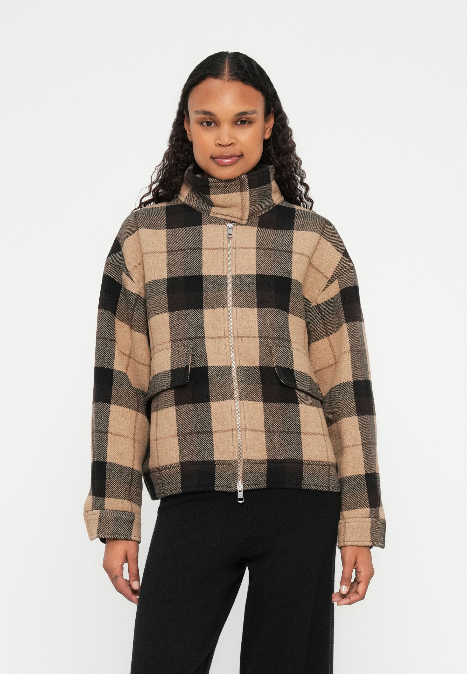 CHECK HARRINGTON JACKET Media 3