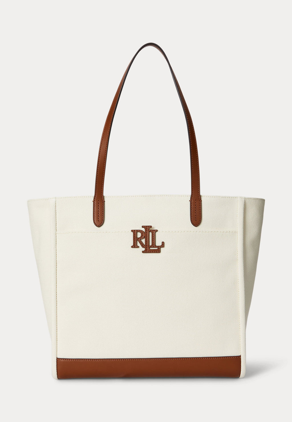 Lauren Ralph Lauren CANVAS LARGE CAMERYN TOTE BAG