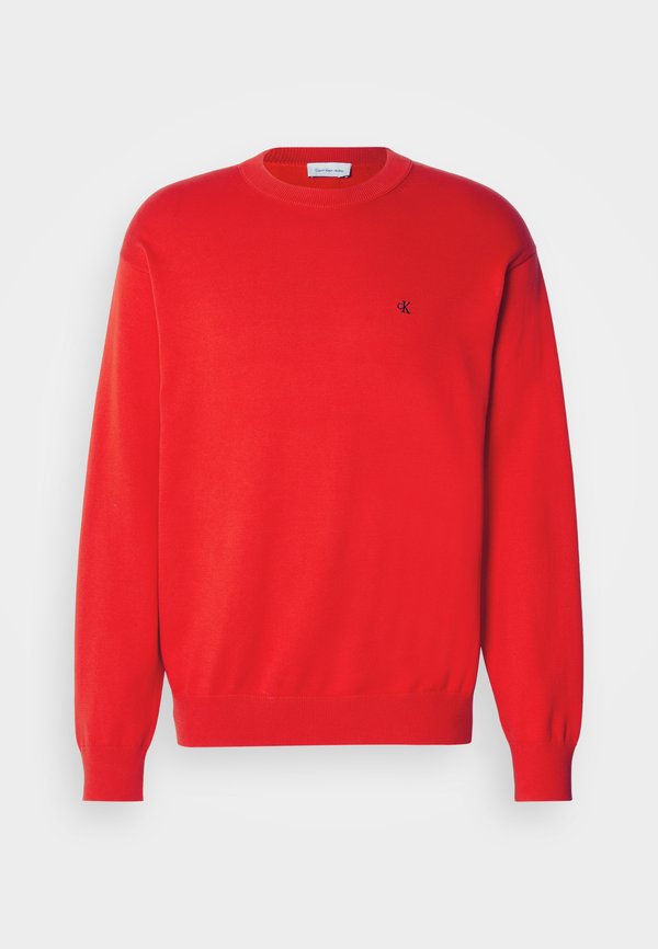 Calvin Klein Jeans LONG SLEEVED RELAXED CREW NECK - Jumper - rush