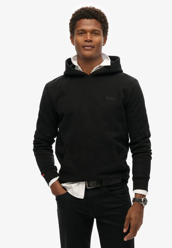 Superdry & Co ESSENTIAL LOGO - Hoodie - black