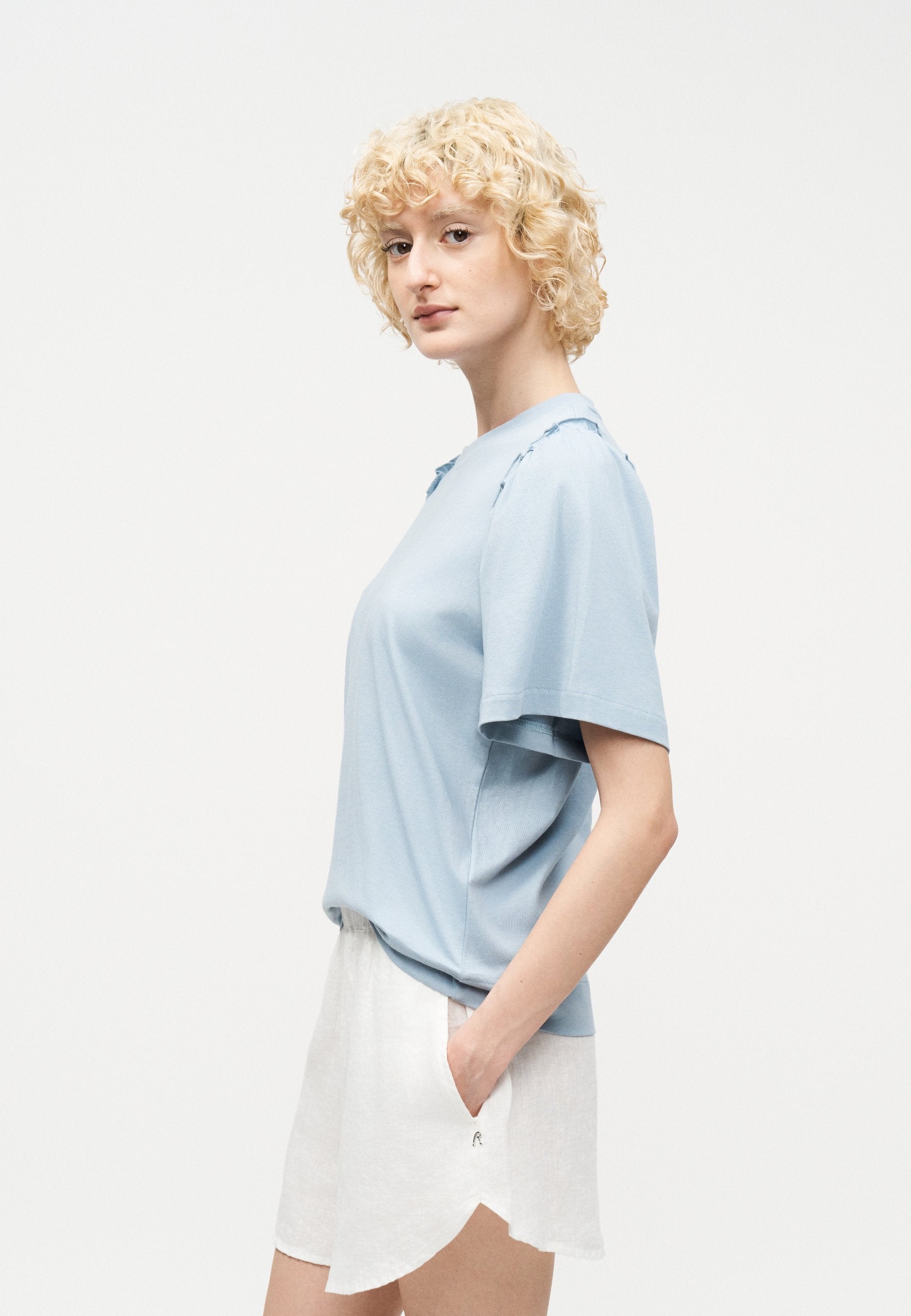 Selected Ruffled cotton