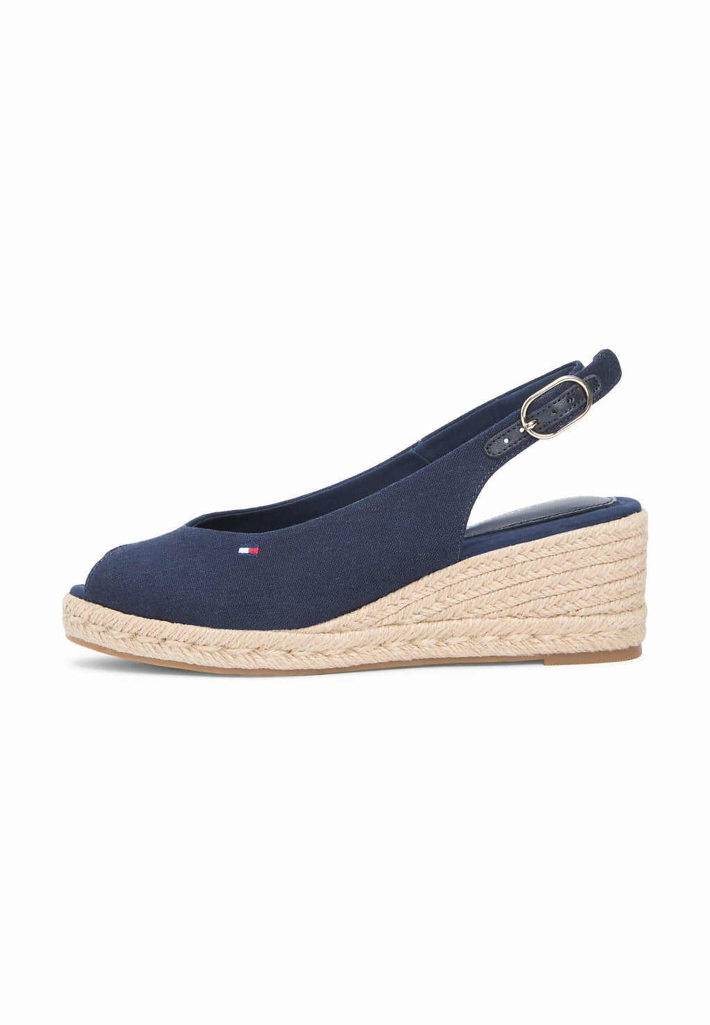 HEMP SLINGBACK WEDGE ESPADRILLES Media 1