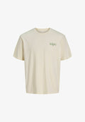 Jack & Jones T- - Print T-shirt - antique white