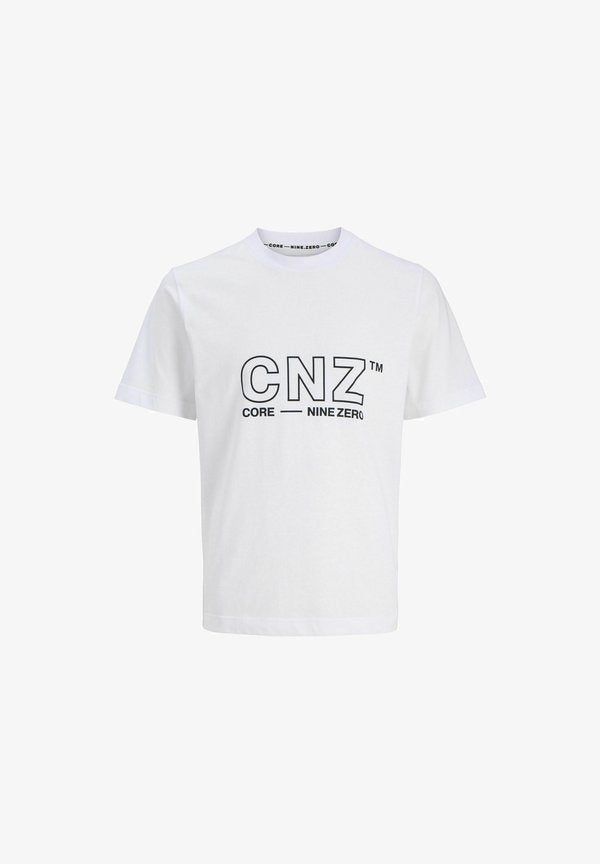 Jack & Jones T- - Print T-shirt - bright white