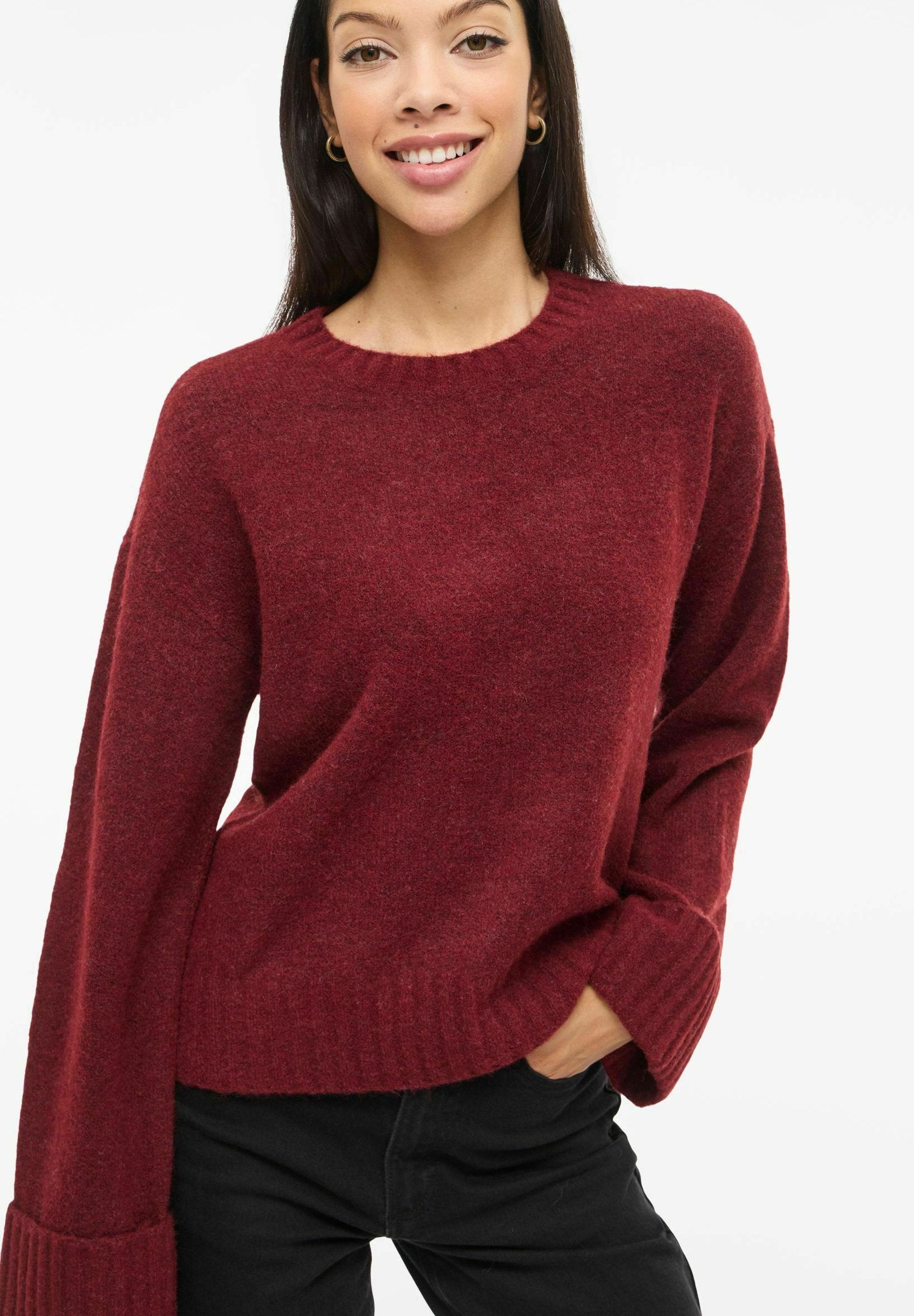 VILA Knitted VILUNA Round neck