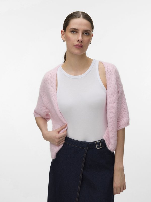Vero Moda VMMAYBE Knit - Cardigan - parfait pink