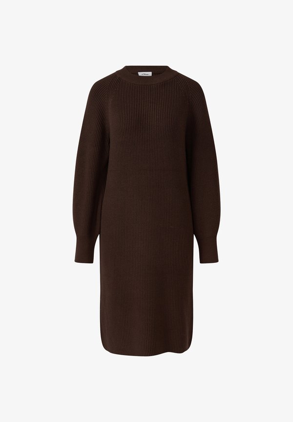 s.Oliver Jumper dress - dunkelbraun