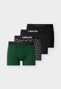 Levi's® MEN LOGO BRIEF 4 PACK - Boxer briefs - green/black