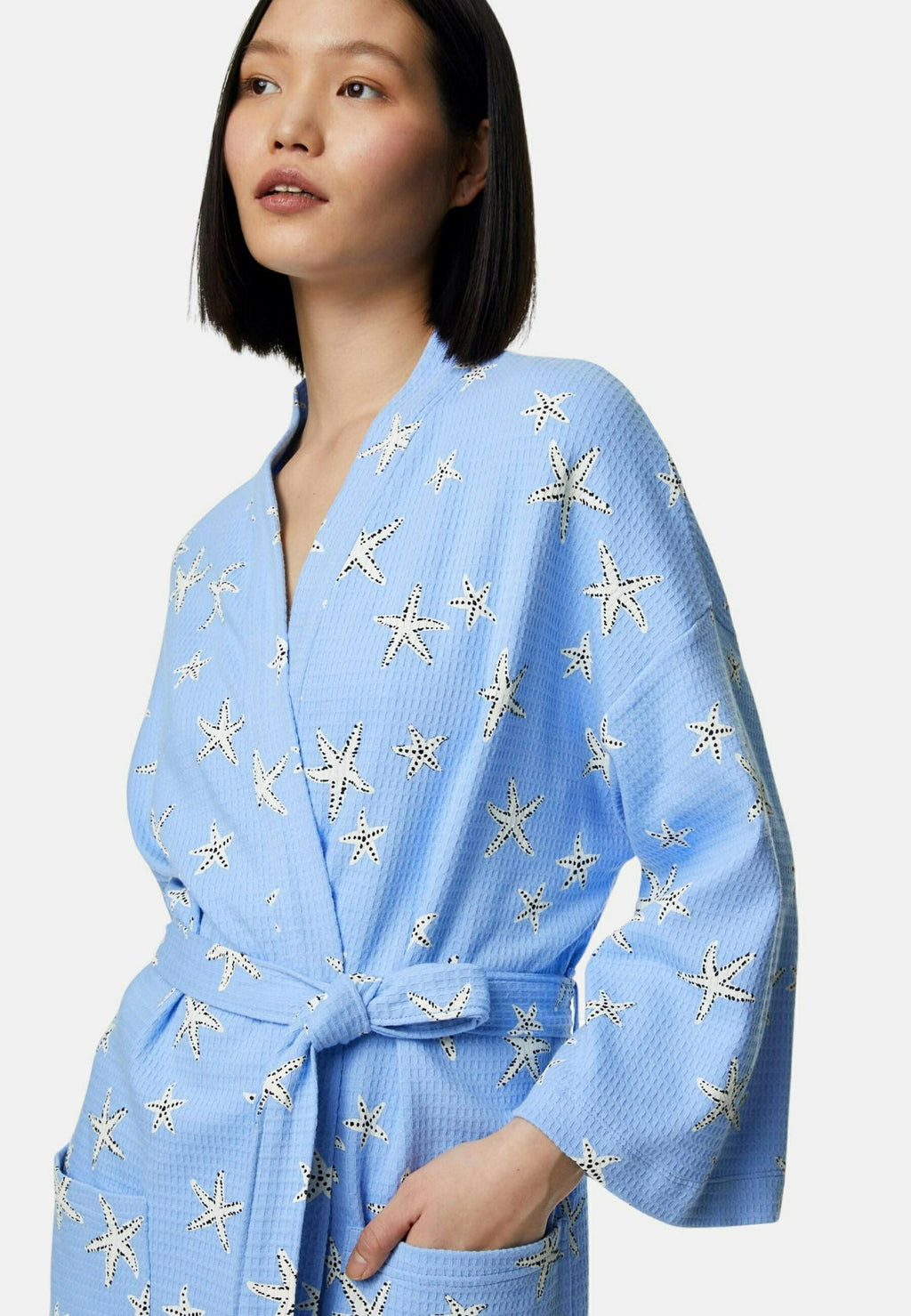 Marks & Spencer PURE COTTON WAFFLE PRINTED