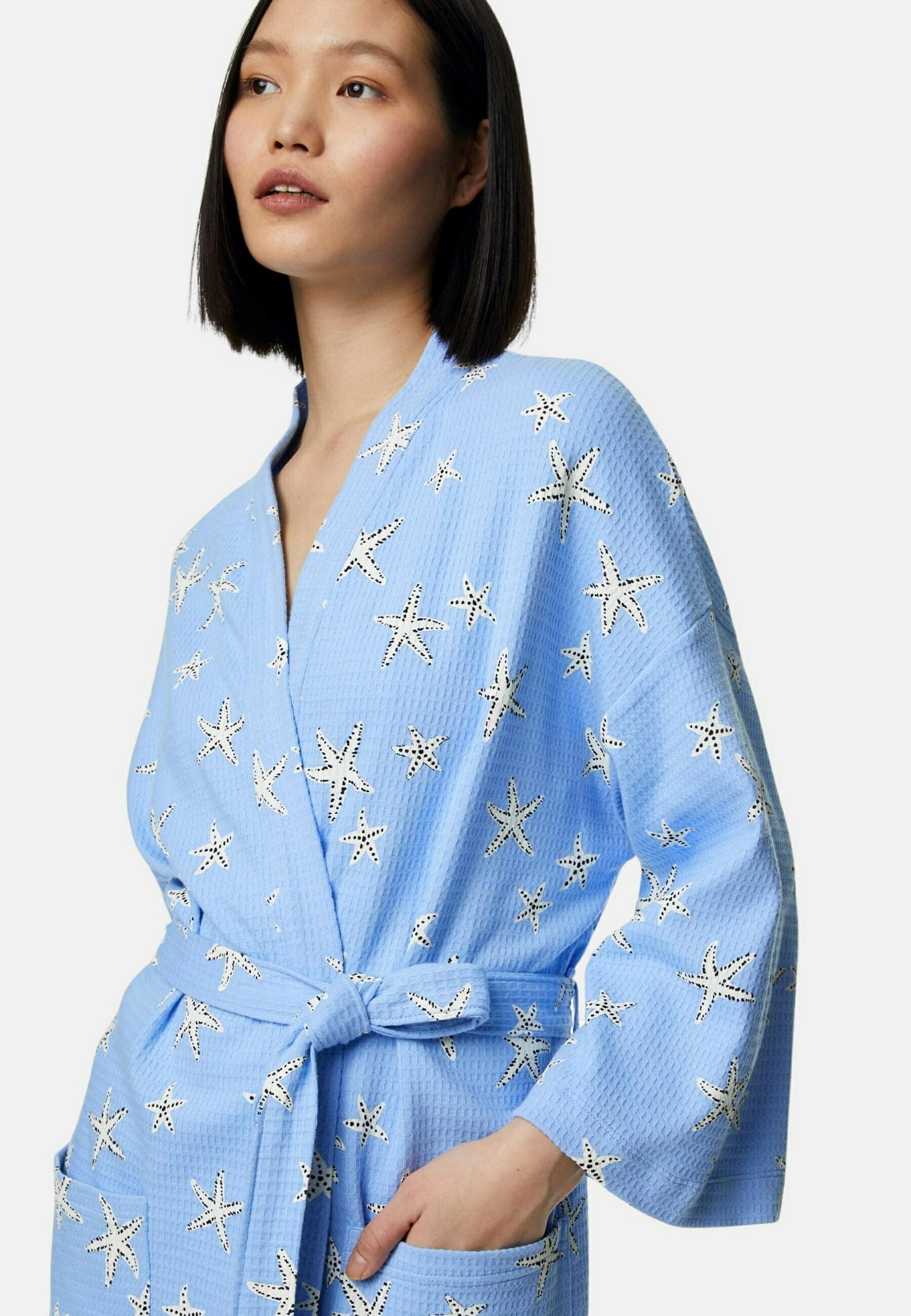 Marks & Spencer PURE COTTON WAFFLE PRINTED