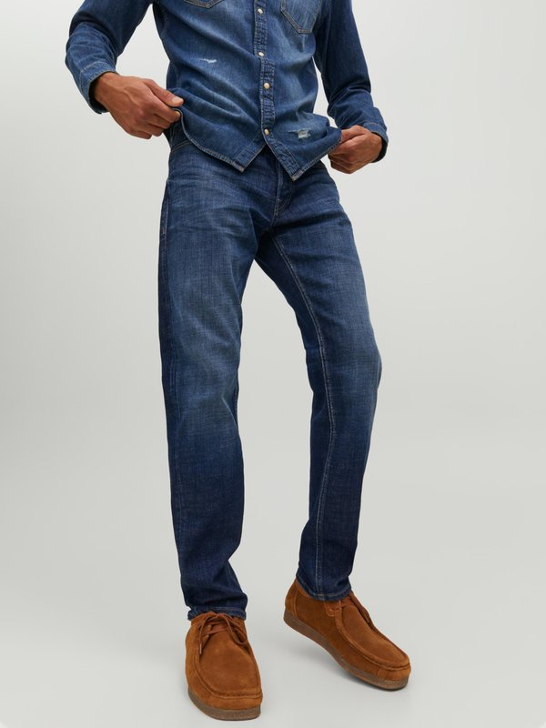 Jack & Jones Tapered fit JJIMIKE JJORIGINAL JOS 211 NOOS - Straight leg jeans - blue denim