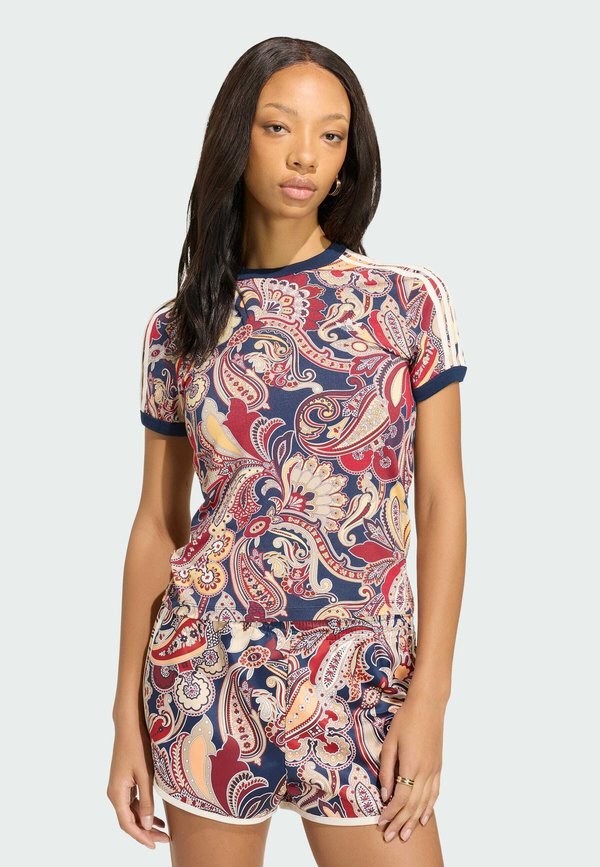 adidas Originals ADIDAS ORIGINALS ADIDAS LIBERTY LONDON CALI TEE - Print T-shirt - multicolor/night indigo