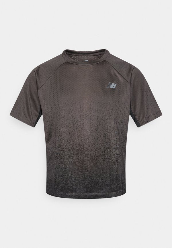 New Balance VIZ-TECH RUN - Sports T-shirt - black