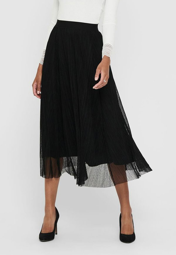 ONLY ONLLAVINA  - A-line skirt - black
