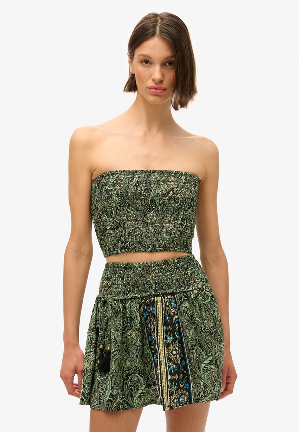 Superdry & Co TROPEZ  - Top - green leaf paisley