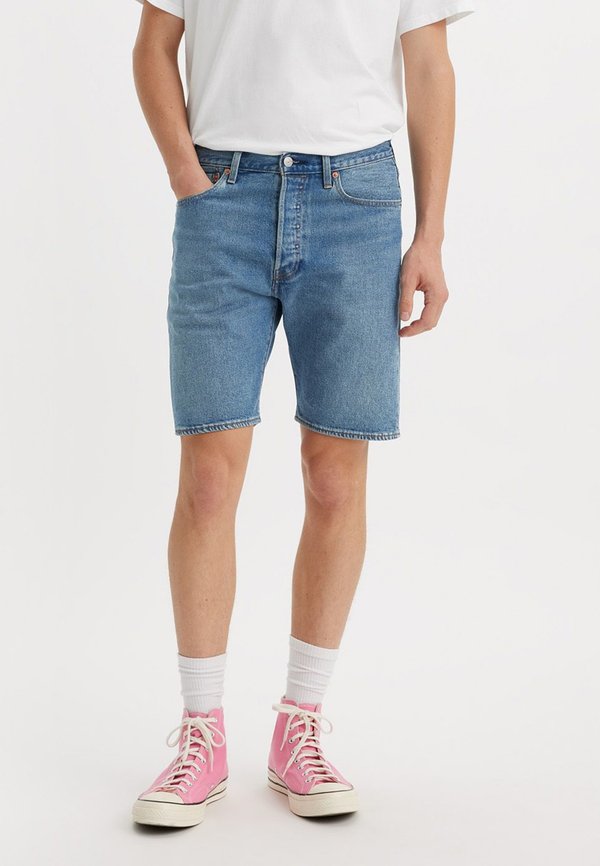 Levi's® 501® ORIGINAL SHORT - Denim shorts - blue denim