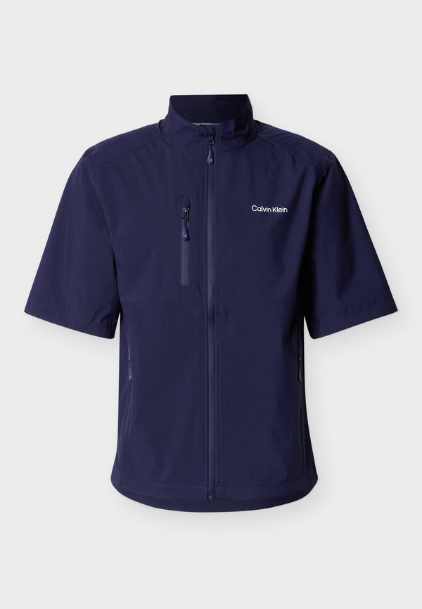 Calvin Klein Golf ACRES SHORT SLEEVE WATERPROOF JACKET - Outdoor jacket - navy