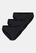 Under Armour PURE NO SHOW SOLID 3 PACK - Briefs - black