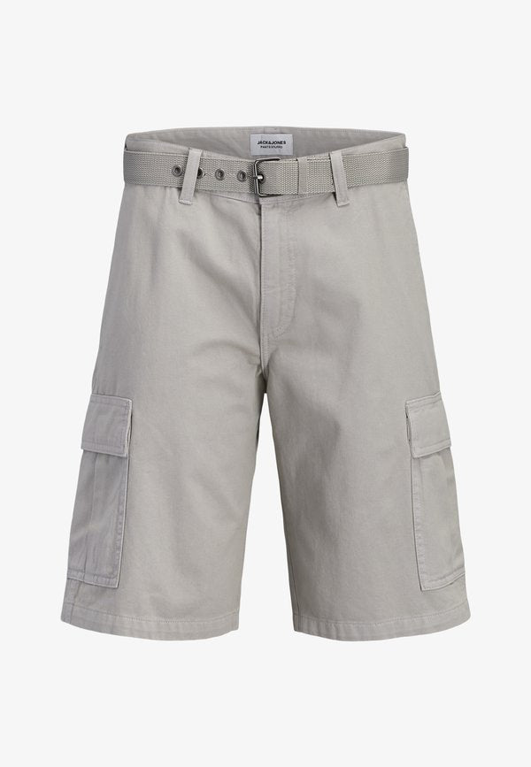 Jack & Jones JPSTCOLE HUDSON BELTED - Shorts - crockery