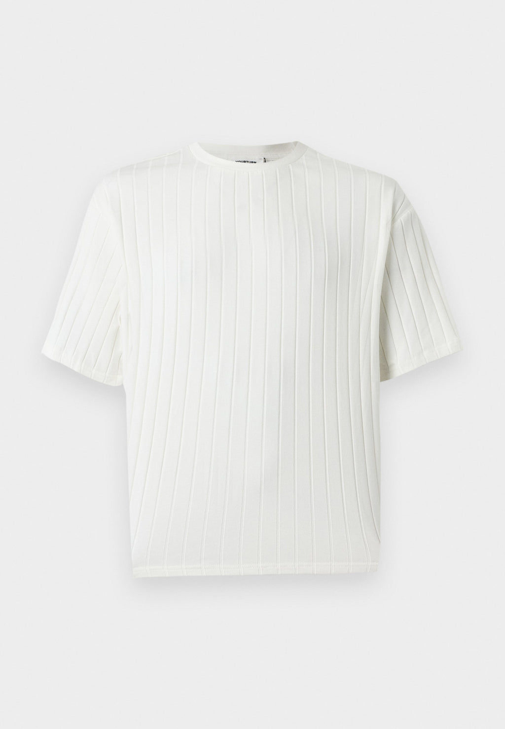 YOURTURN BOXY CROPPED FIT WIDE RIB