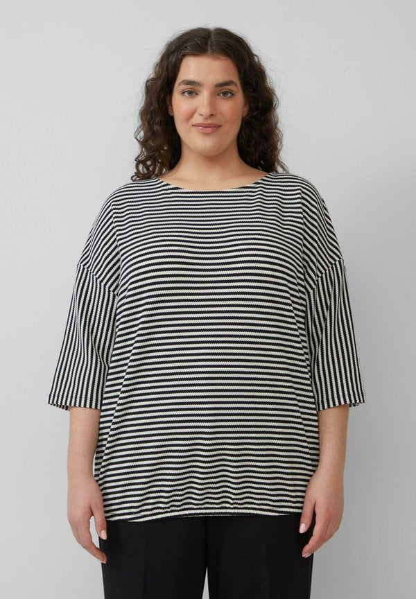 s.Oliver Long sleeved top - schwarz