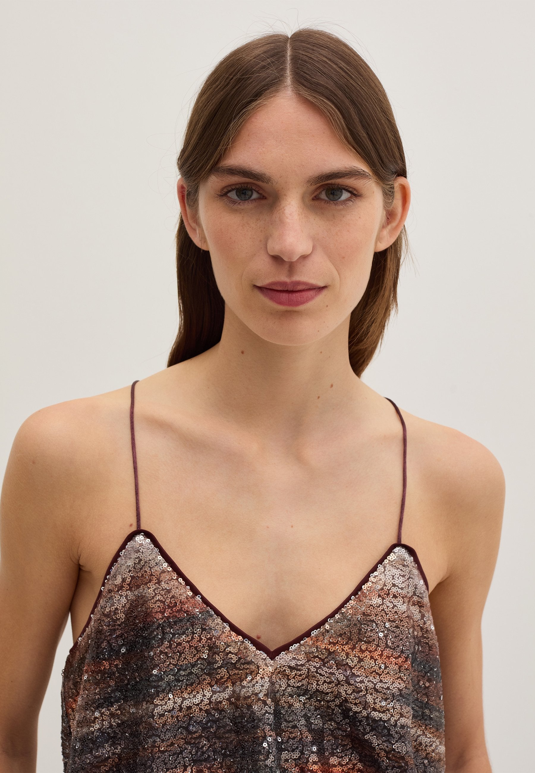 Stefanel  SEQUINS WITH PRINTED DESIGN
