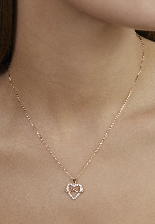 s.Oliver INFINITY HEART - Necklace - roségold