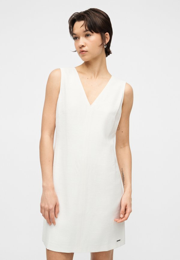 Calvin Klein HEAVY TEXTURED SHINE MINI DRESS