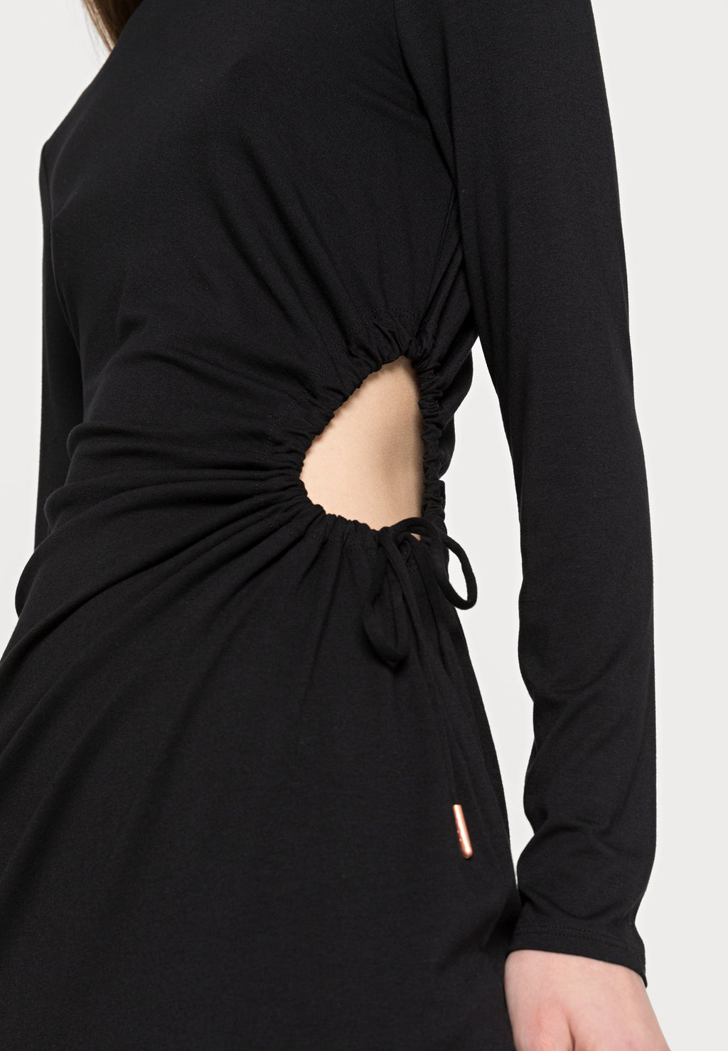 NU-IN CUT OUT LONG SLEEVE DRESS