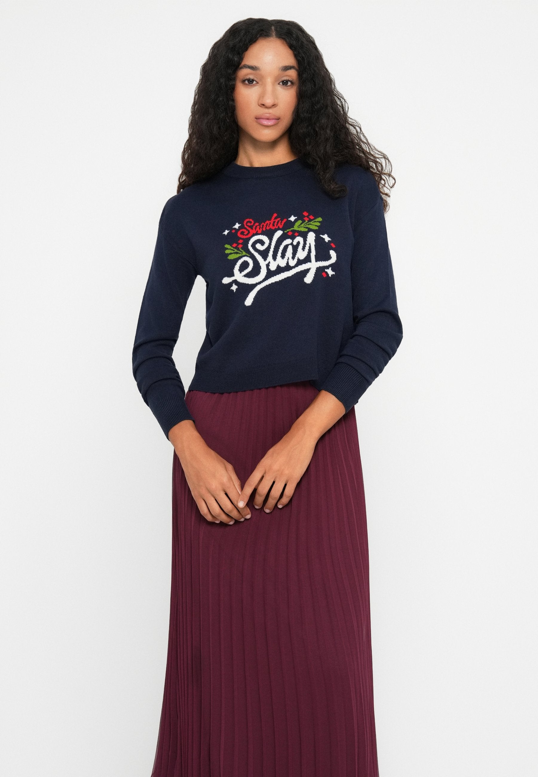 Noisy May NMCLAUS O NECK CROP