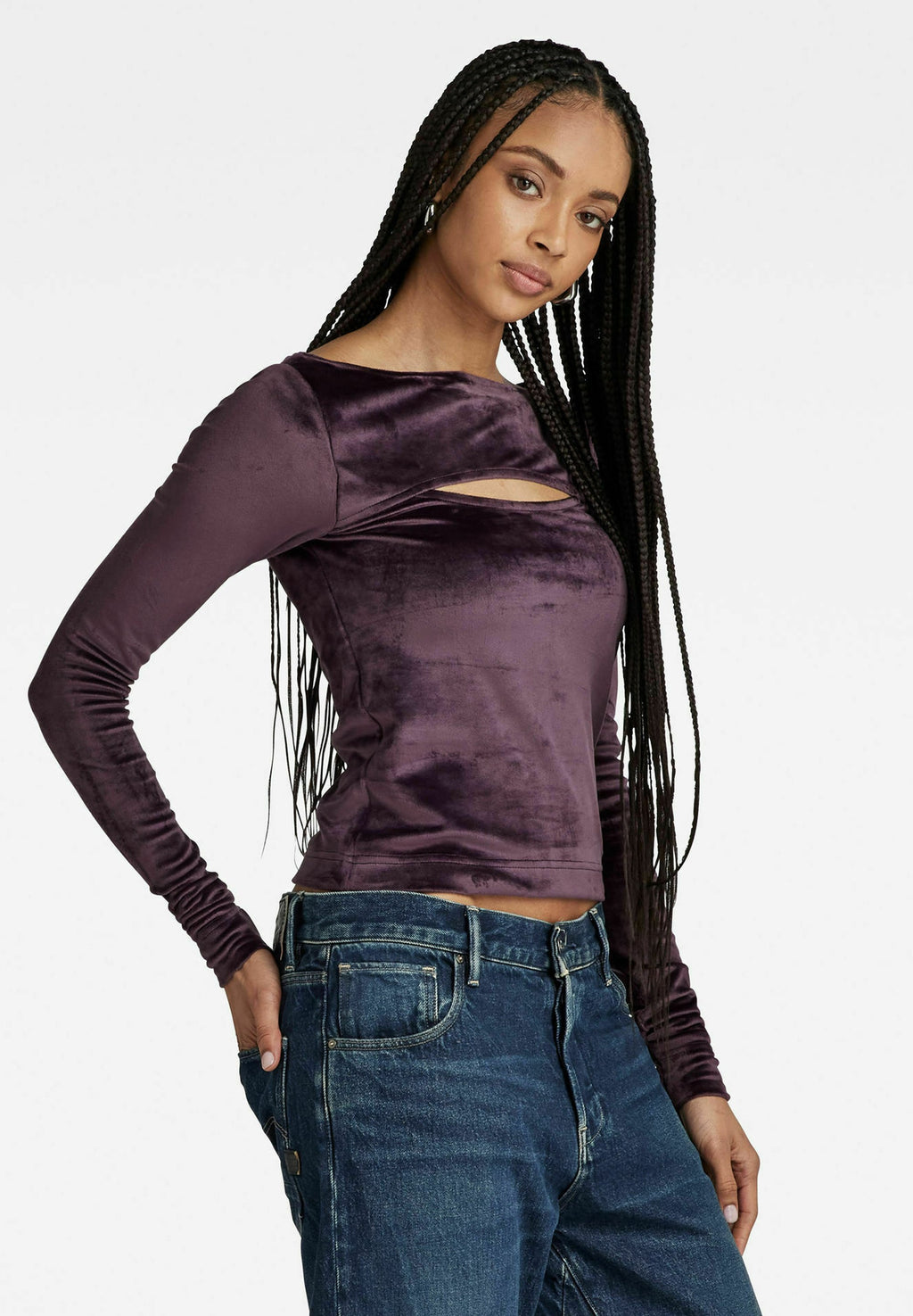 CUT OUT SLIM BOATNECK  Media 5
