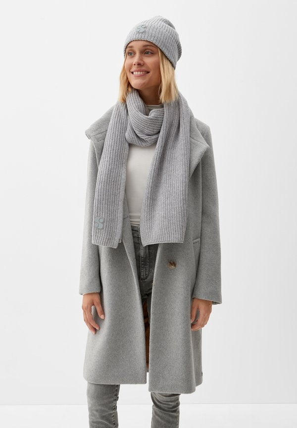 s.Oliver EN MAILLE DE MÉLANGÉE - Scarf - grey