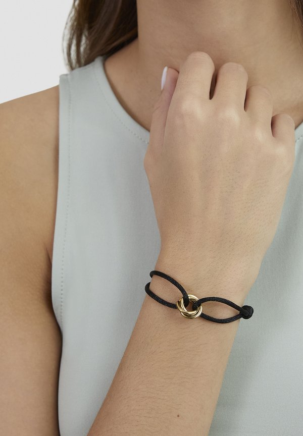 s.Oliver TWISTED - Bracelet - schwarz
