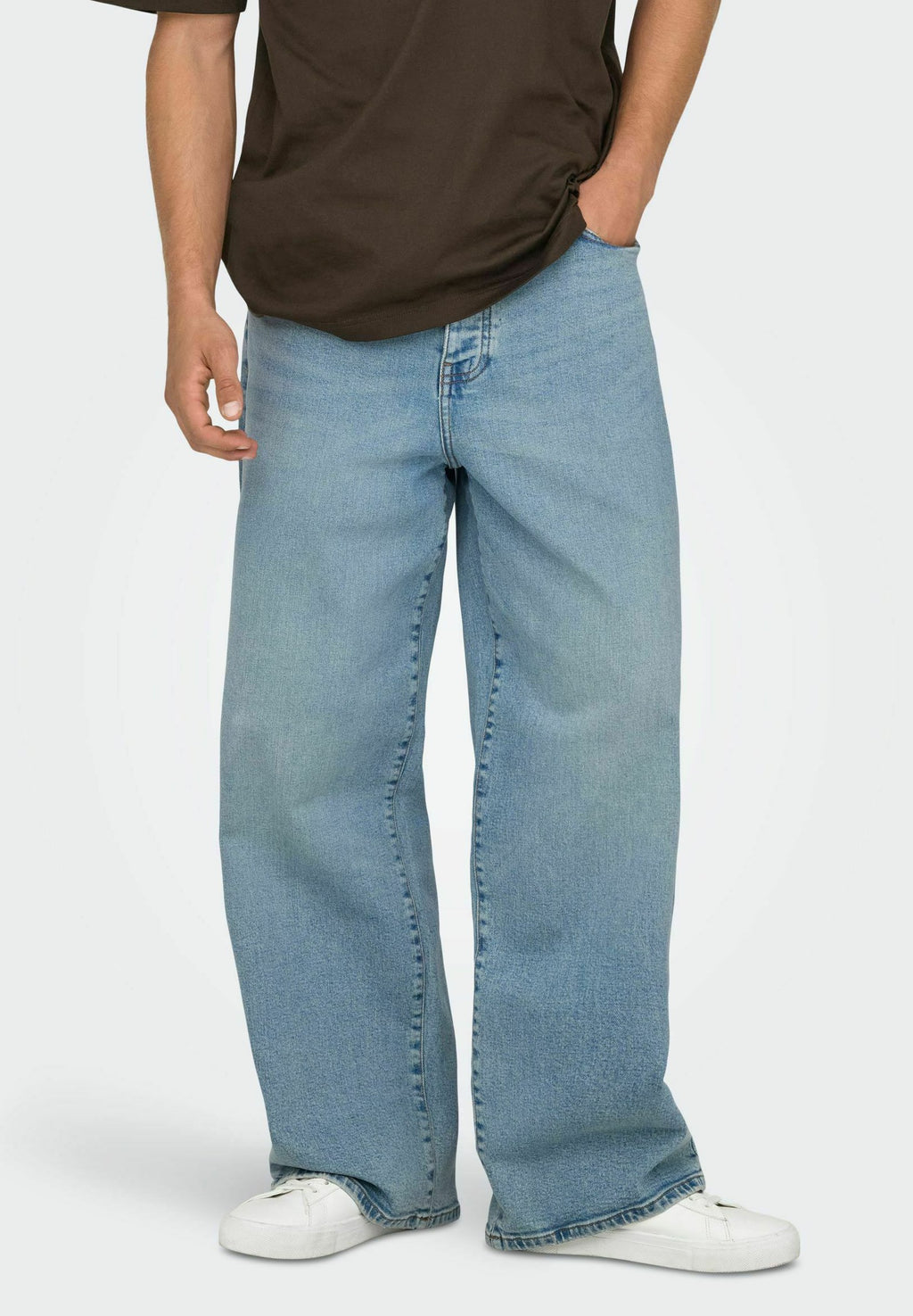 Wide-fit ONSREMI Mid rise Wide Leg Fit Media 3