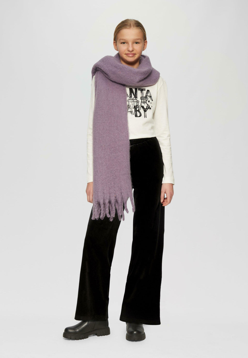 s.Oliver SCINTILLANT DE COUPE WIDE LEG