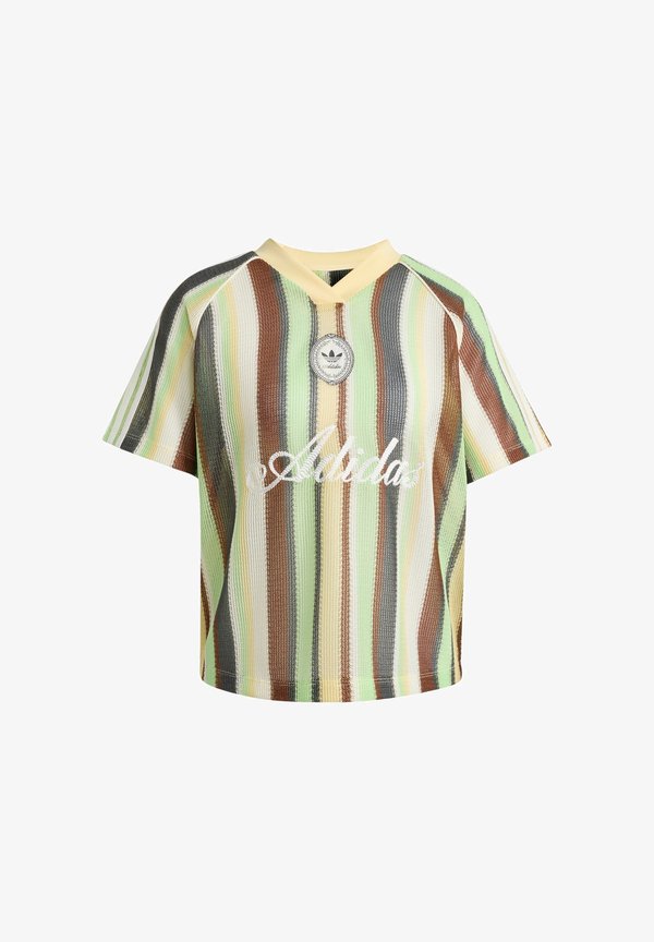 adidas Originals SUMMER GLOW KNITTED OVERSIZED - Print T-shirt - easy yellow easy yellow