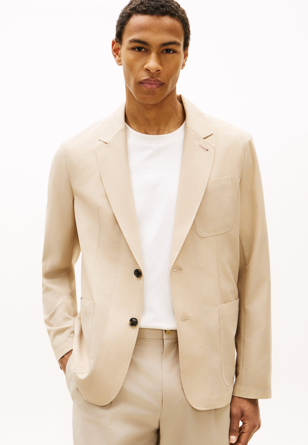 PERFORMANCE SMART CASUAL AIR DOT BOXY BLAZER Media 3