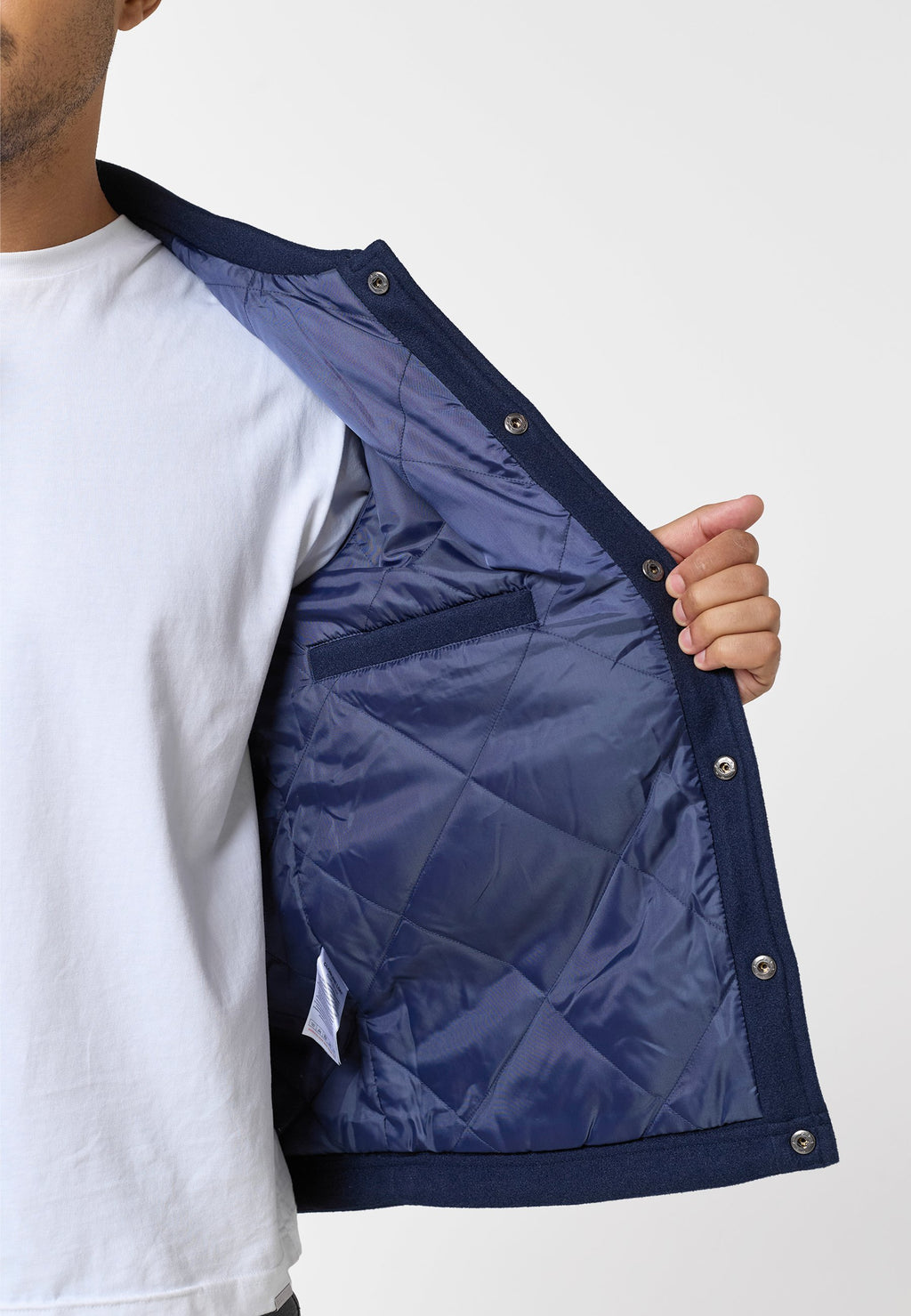 CLOSURE London FAUX WOOL BUTTON UP SHACKET