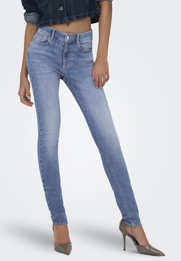 ONLY Skinny fit ONLROYAL-POWER High waist - Jeans Skinny Fit - light blue denim