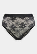 Tommy Hilfiger REPEAT LOGO LACE HIGH RISE BRIEFS - Briefs - black