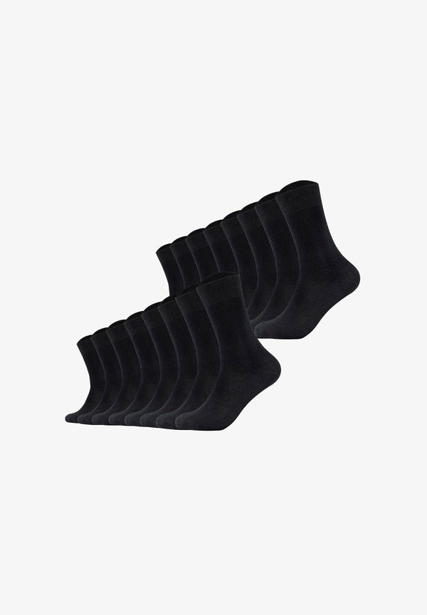 s.Oliver S.OLIVER S.OLIVER UNISEX SOCKEN, 16ER PACK - KURZSOCKEN, EINFARBIG UNISEX - Socks - schwarz