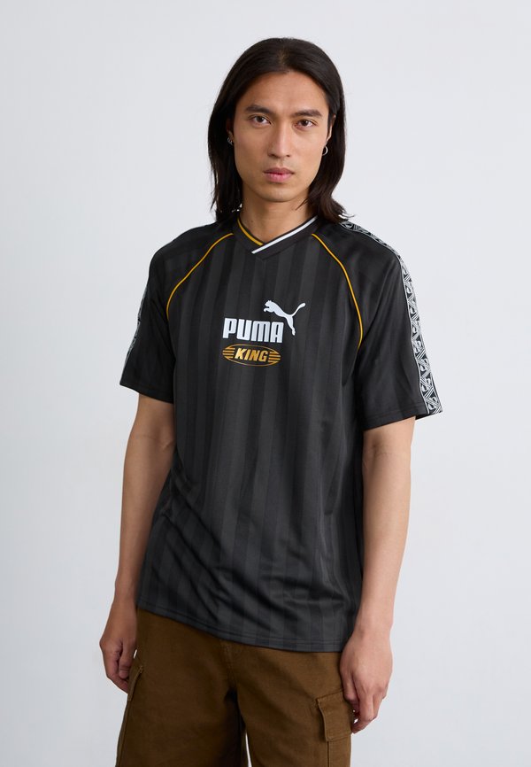 Puma KING FOOTBALL - Print T-shirt - black